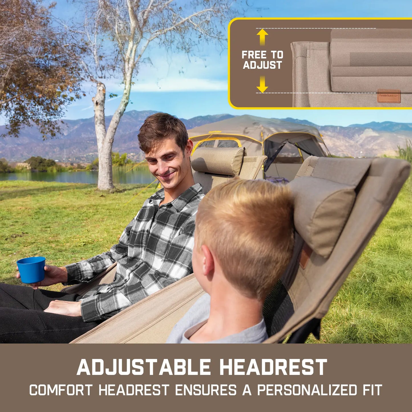 Fanttik Outdoor Zeta L8 Max Rocker Camping Chair - Adjustable & Lightweight