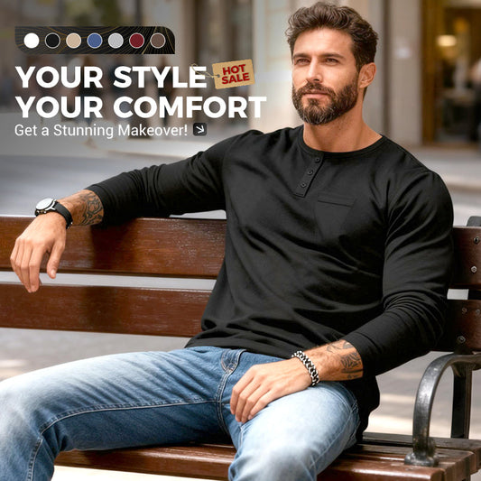 Everyday Henley Comfort Fit Tee