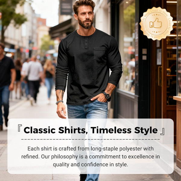 Everyday Henley Comfort Fit Tee