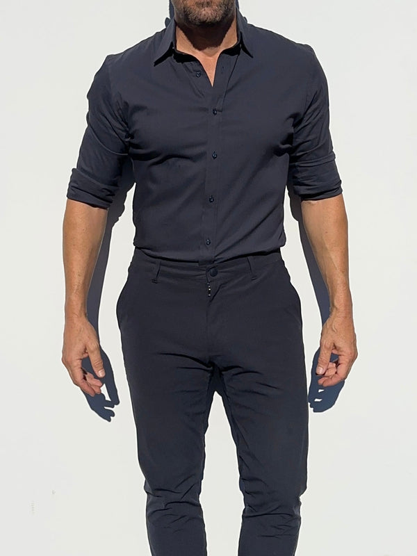 Men’s Ultra-Stretch Performance Button-Up Shirt